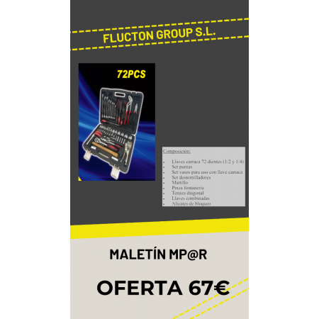 MALETÍN  72PCS MP@R